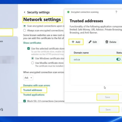 آموزش رفع حذف برنامه توسط آنتی ویروس با افزودن به لیست سفید